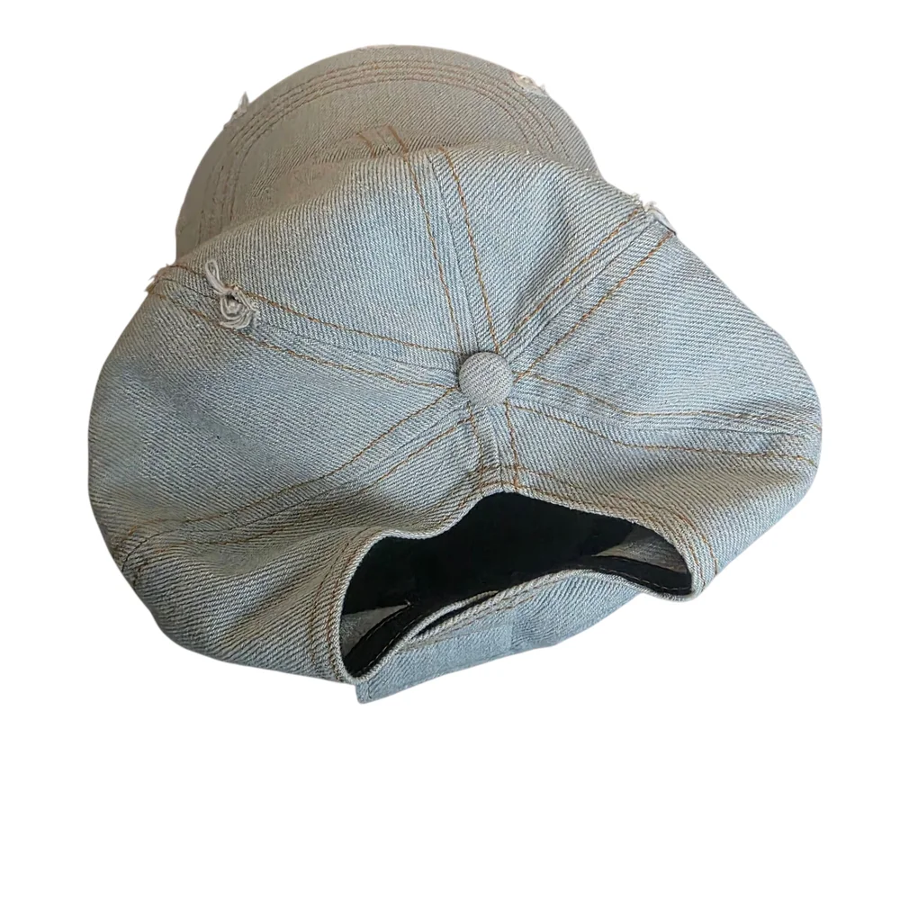 SO Distressed Denim Cap